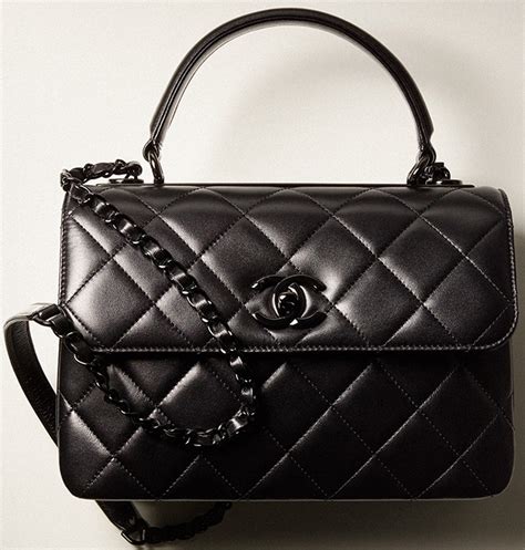 chanel so black trendy cc|large black chanel bag.